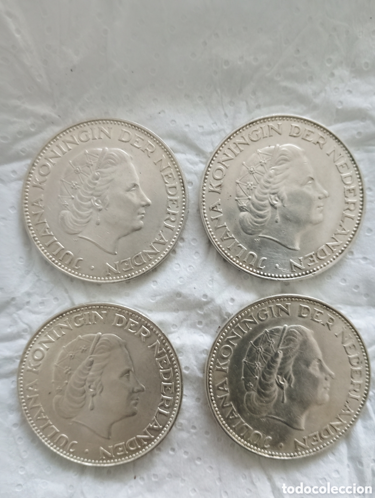 Alte M&uuml;nzen aus Europa: Monedas de plata de Holanda de distintos a&ntilde;os