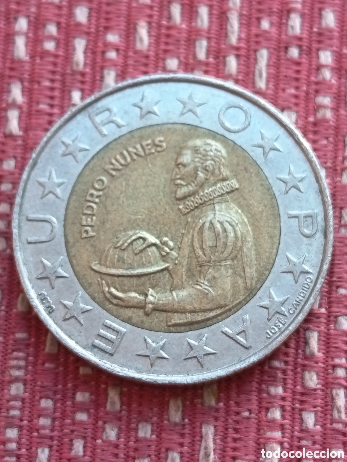 Monedas antiguas de Europa: Portugal 100 Escudos Pedro Nunes 1990