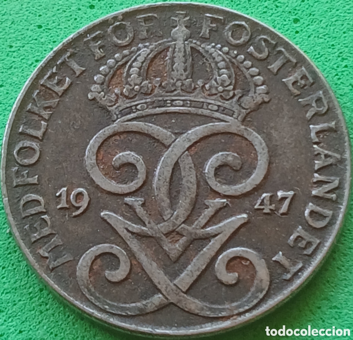 Monedas antiguas de Europa: Suecia 2 ore 1947 km#811