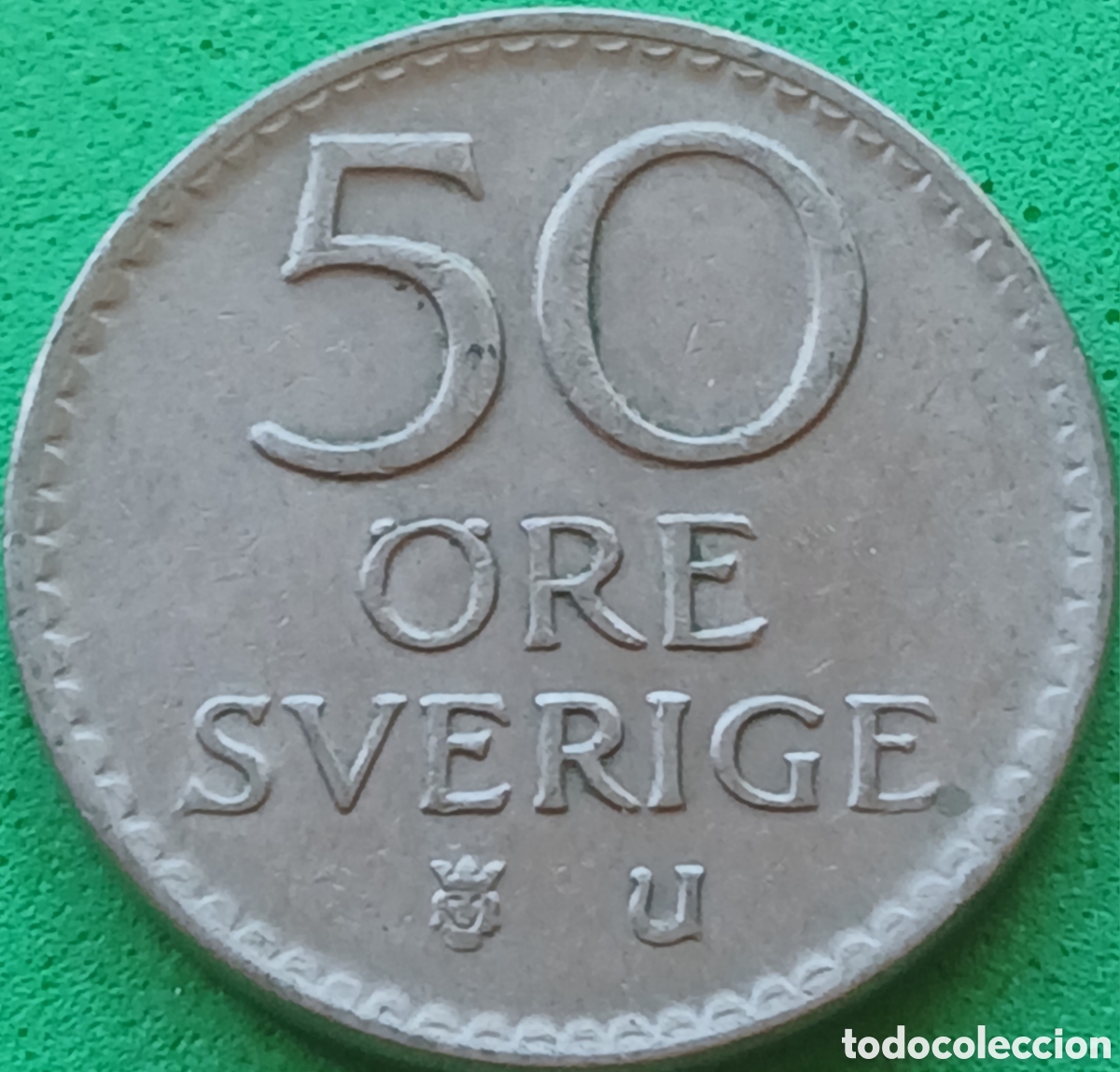 Monedas antiguas de Europa: Suecia 50 ore 1964 km#837