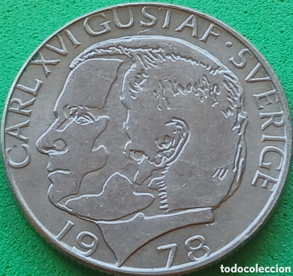 Monedas antiguas de Europa: Suecia 1 corona 1978 km#852