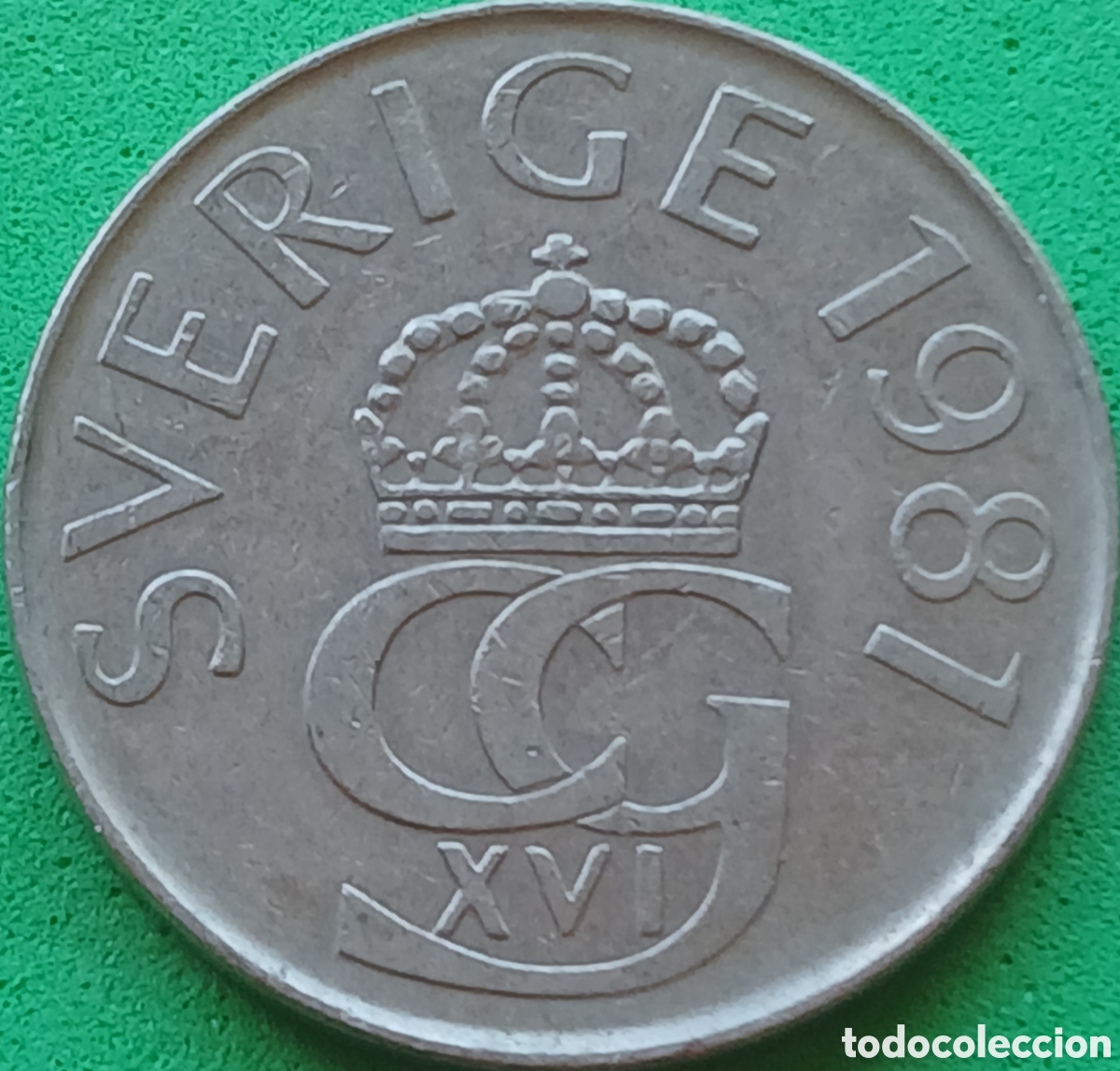 Monedas antiguas de Europa: Suecia 5 coronas 1981 km#853