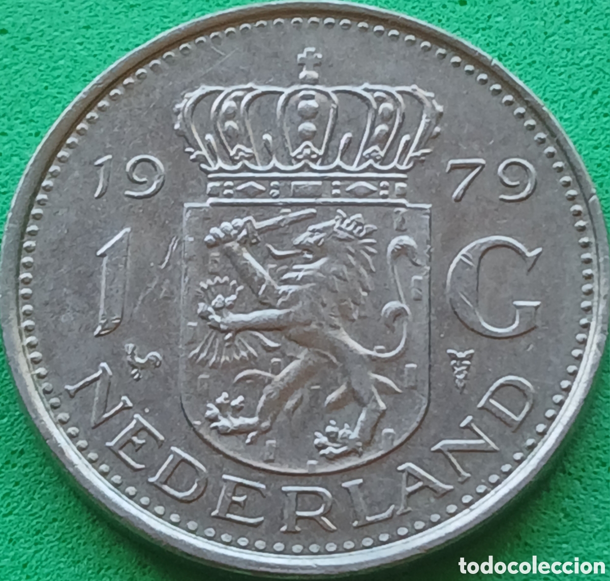 Monedas antiguas de Europa: Pa&iacute;ses Bajos 1 gulden 1979 km#184a