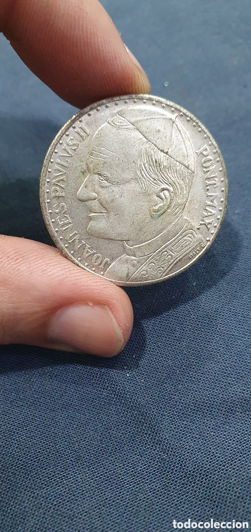 Monedas antiguas de Europa: Medalla Viaje del viaje del Papa a Espa&ntilde;a. (L129)