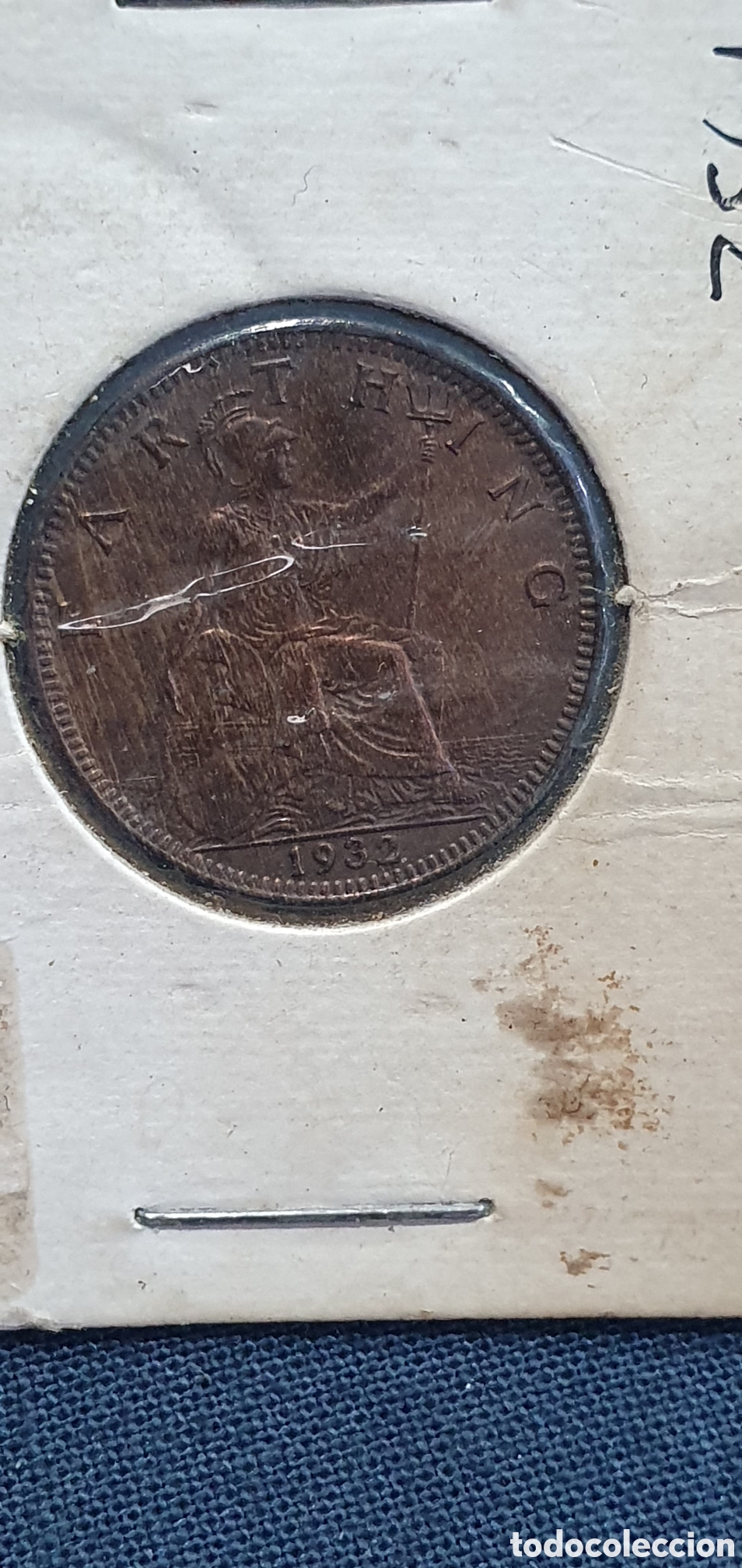 Moedas antigas da Europa: 1 Farthing. 1932. Inglaterra. (L129)