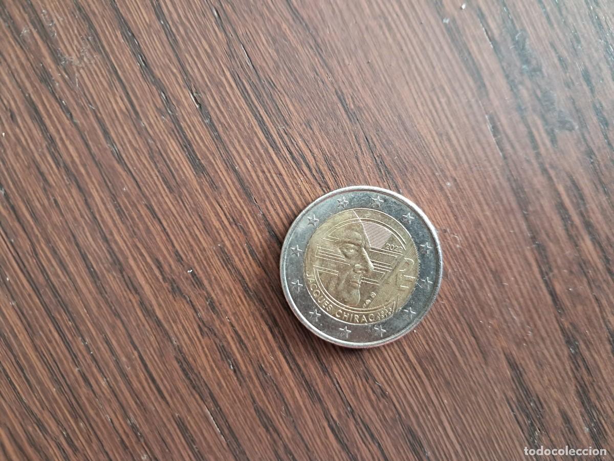 Monedas antiguas de Europa: Francia 2022 - Moneda conmemorativa 2 euros - Jacques Chirac