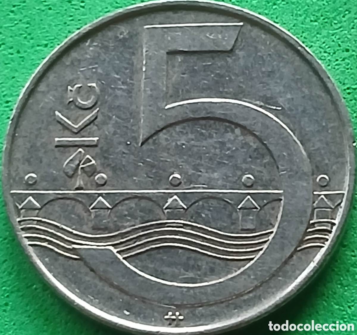 Monedas antiguas de Europa: Rep&uacute;blica Checa 5 coronas 2010 km#8