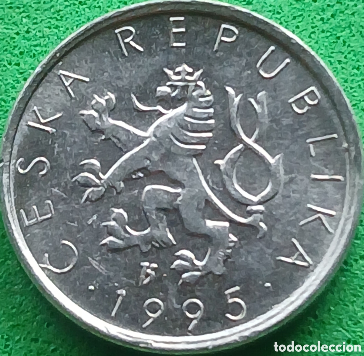 Monedas antiguas de Europa: Rep&uacute;blica Checa 10 hellers 1995 km#6 - Foto 2