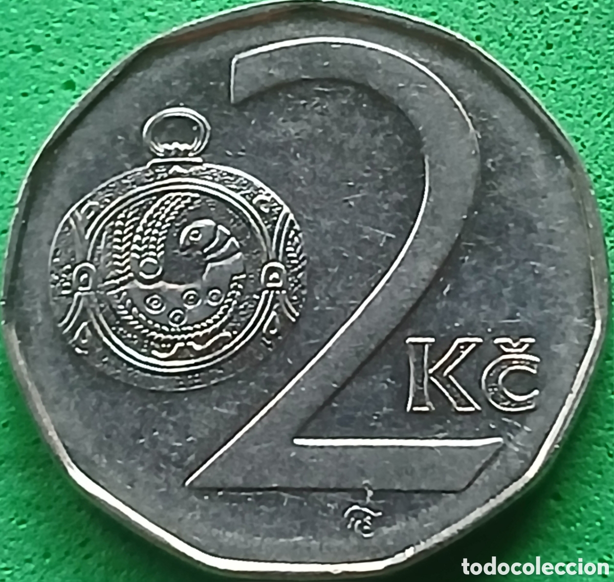 Monedas antiguas de Europa: Rep&uacute;blica Checa 2 coronas 1995 km#9