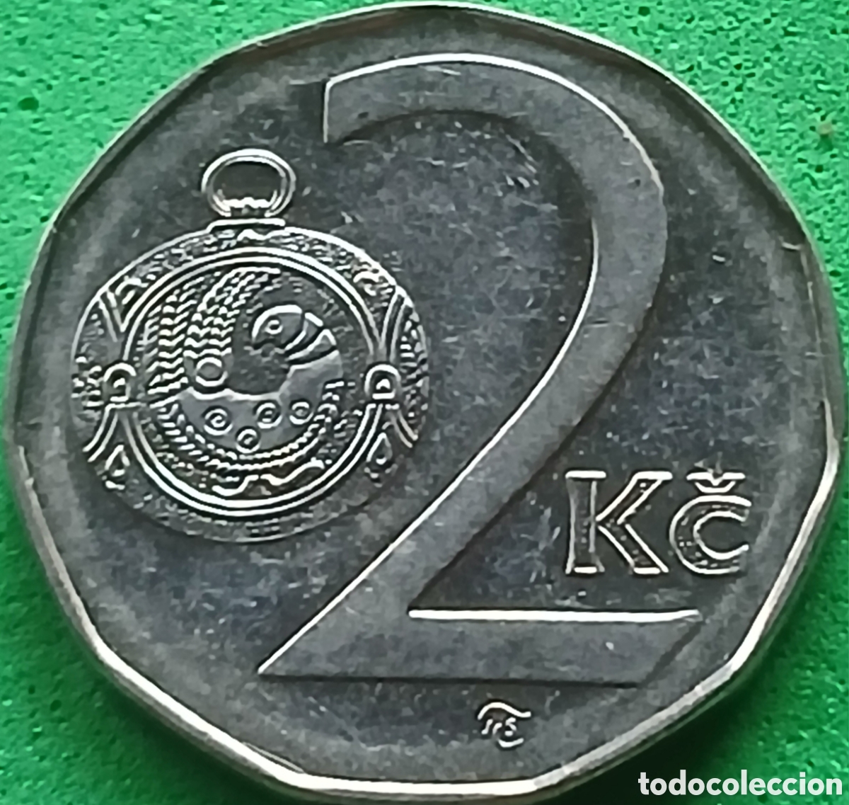 Monedas antiguas de Europa: Rep&uacute;blica Checa 2 coronas 1996 km#9