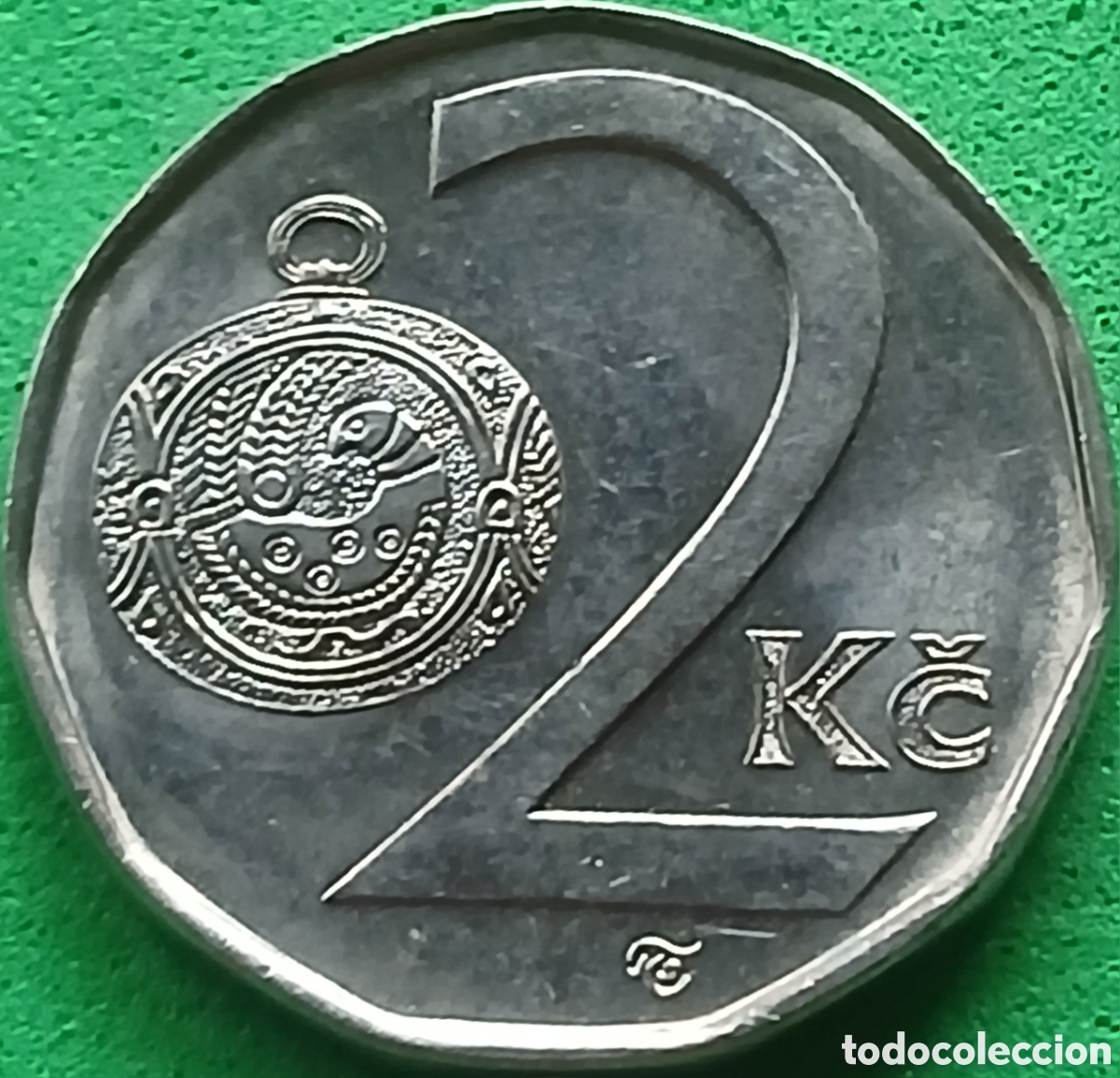 Monedas antiguas de Europa: Rep&uacute;blica Checa 2 coronas 1998 km#9