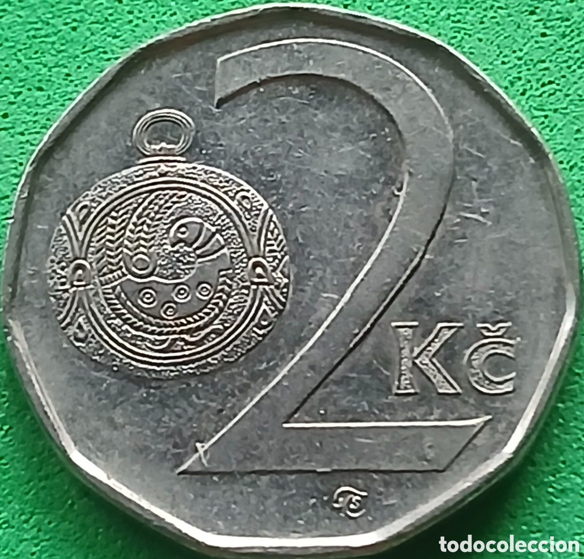 Monedas antiguas de Europa: Rep&uacute;blica Checa 2 coronas 2003 km#9