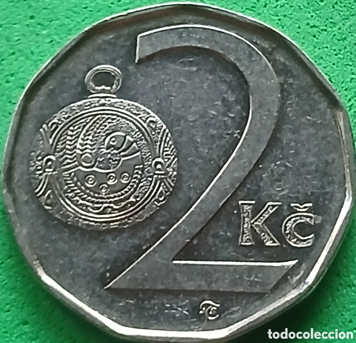 Monedas antiguas de Europa: Rep&uacute;blica Checa 2 coronas 2004 km#9