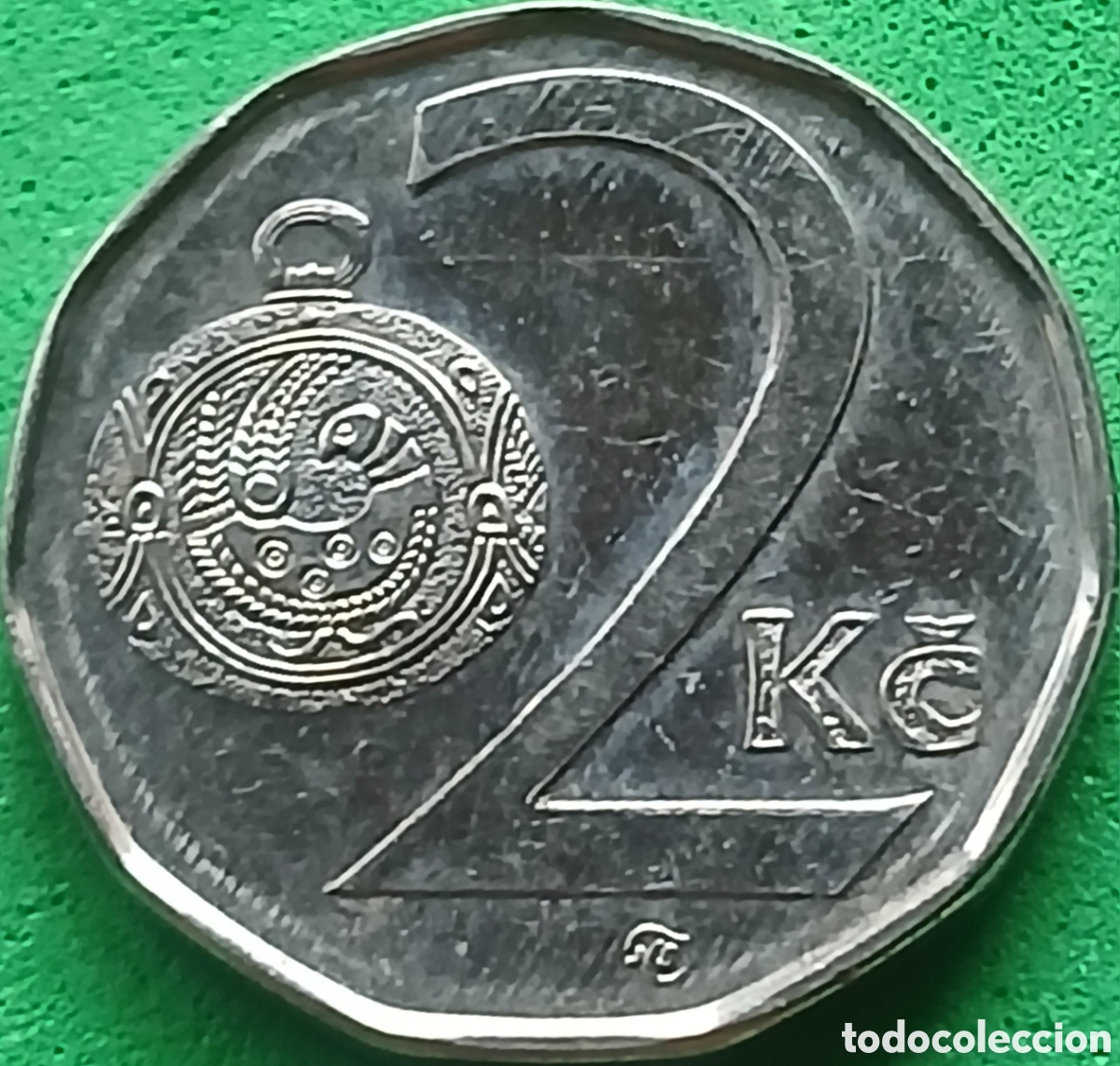 Monedas antiguas de Europa: Rep&uacute;blica Checa 2 coronas 2008 km#9