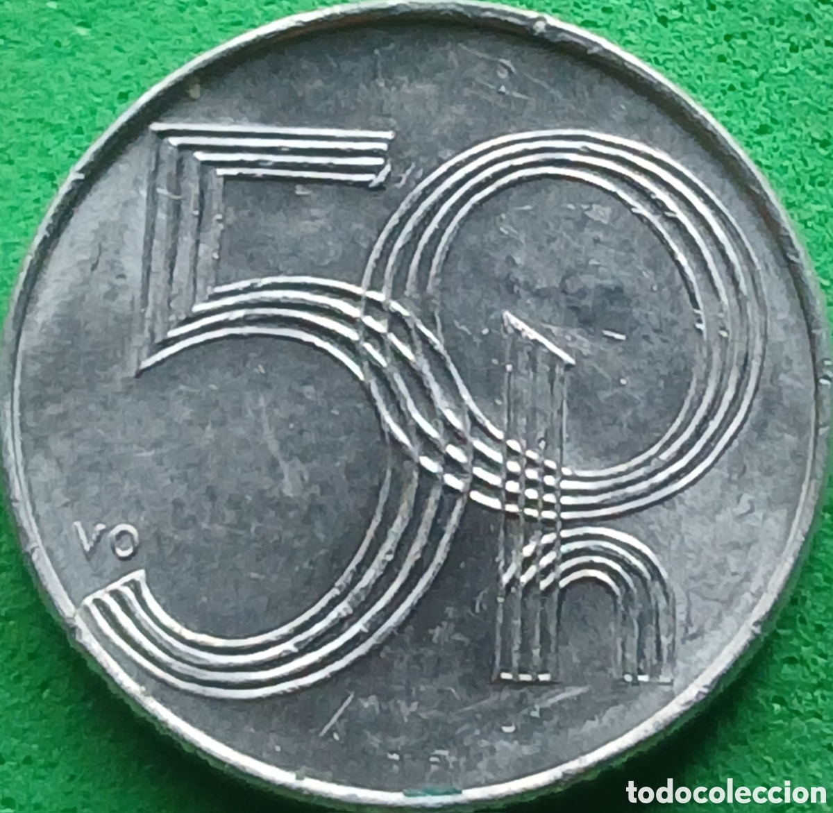 Monedas antiguas de Europa: Rep&uacute;blica Checa 50 hellers 1995 km#3