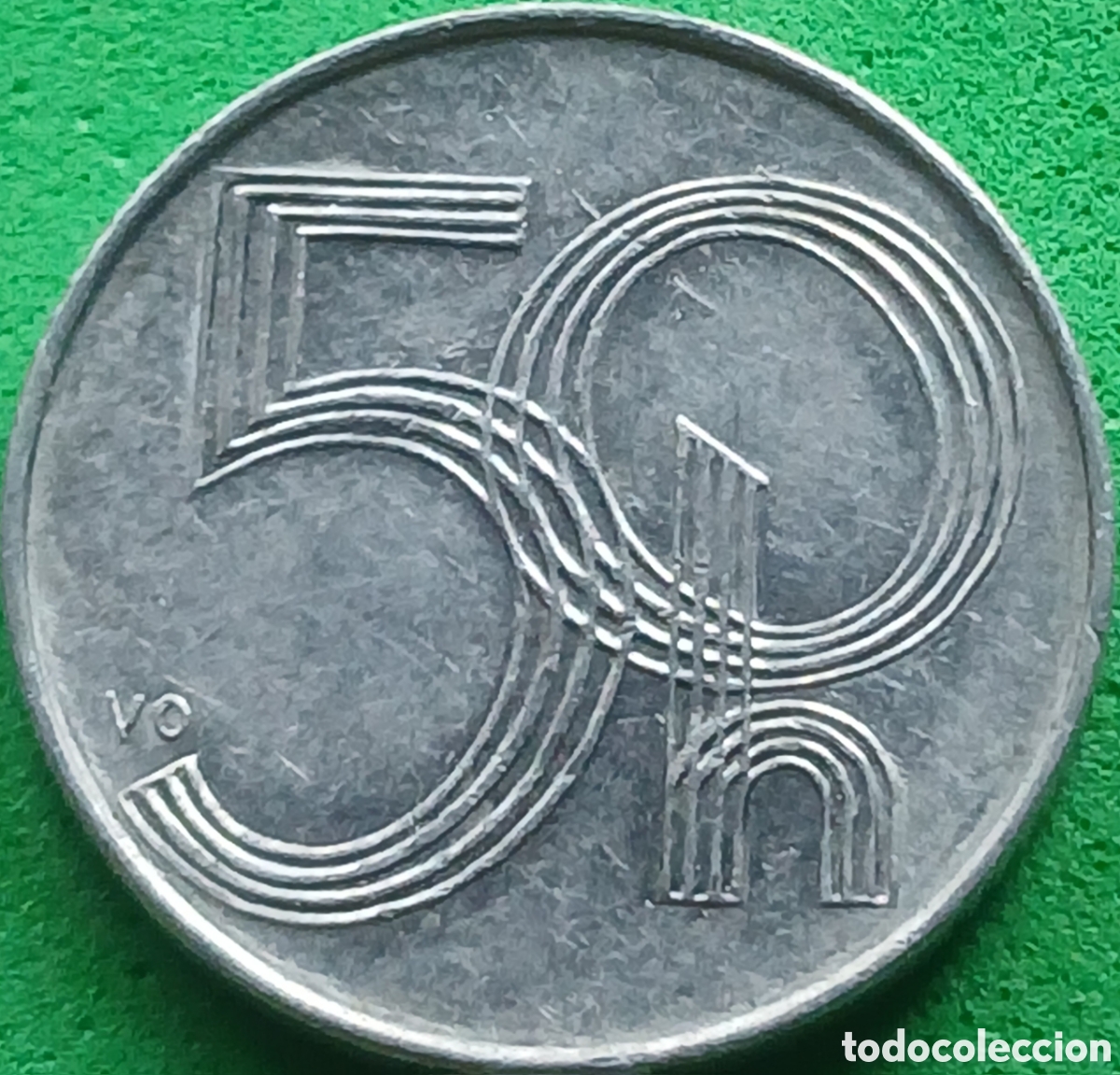 Monedas antiguas de Europa: Rep&uacute;blica Checa 50 hellers 1996 km#3