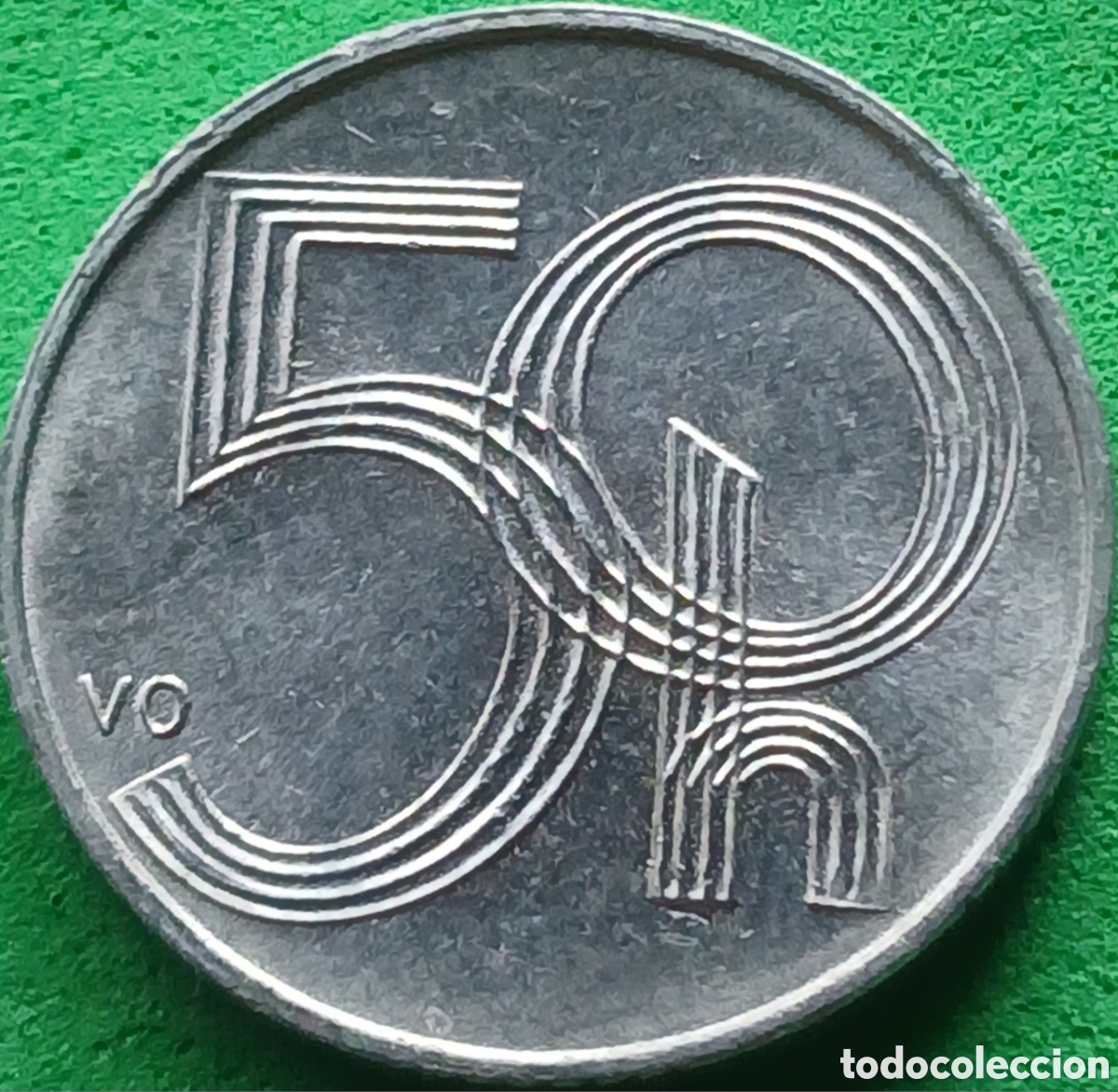Monedas antiguas de Europa: Rep&uacute;blica Checa 50 hellers 2003 km#3