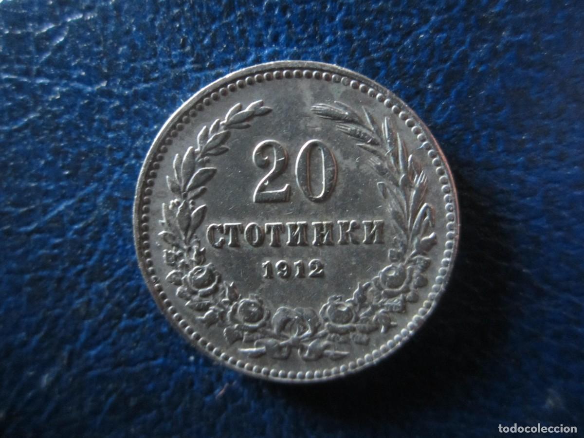 Monedas antiguas de Europa: Bulgaria 20 stotinki 1912 .
