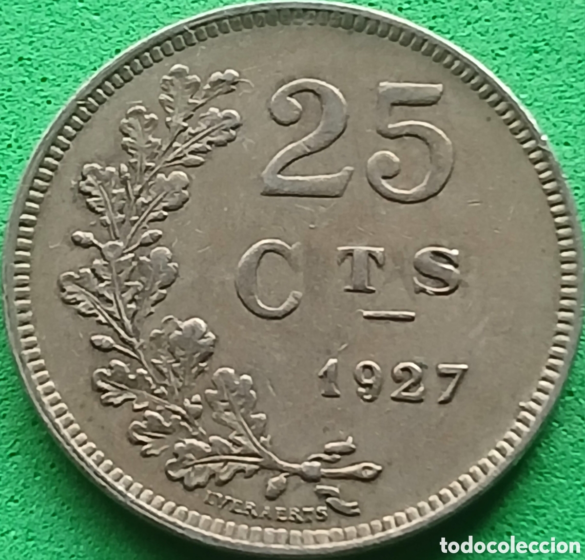 Monedas antiguas de Europa: Luxemburgo 25 c&eacute;ntimos 1927 km#37