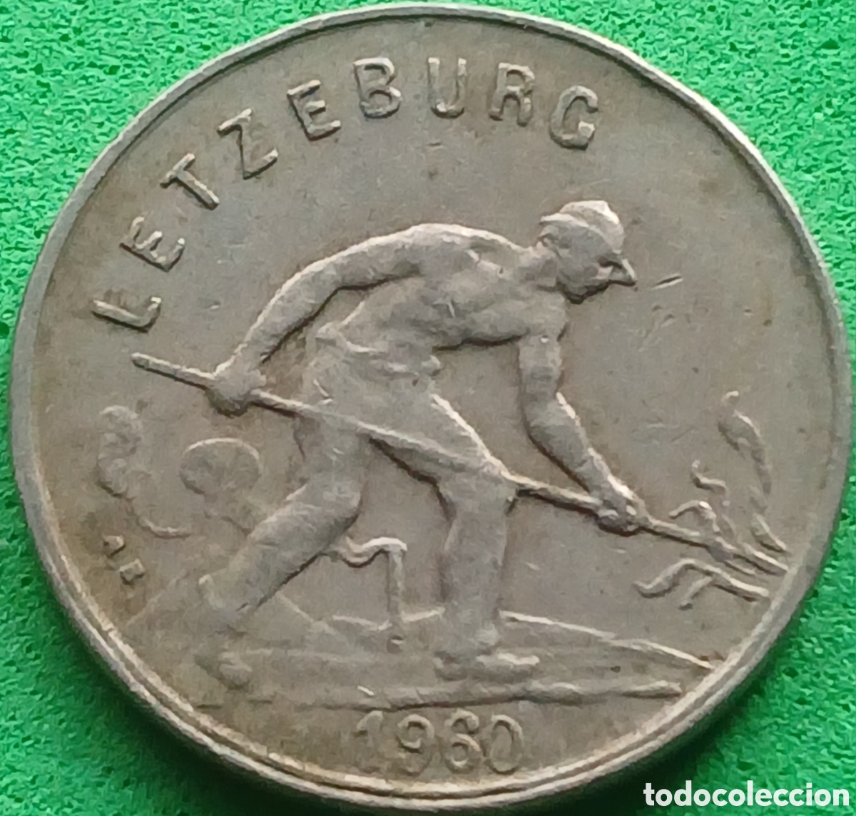 Monedas antiguas de Europa: Luxemburgo 1 franco 1960 km#46.2