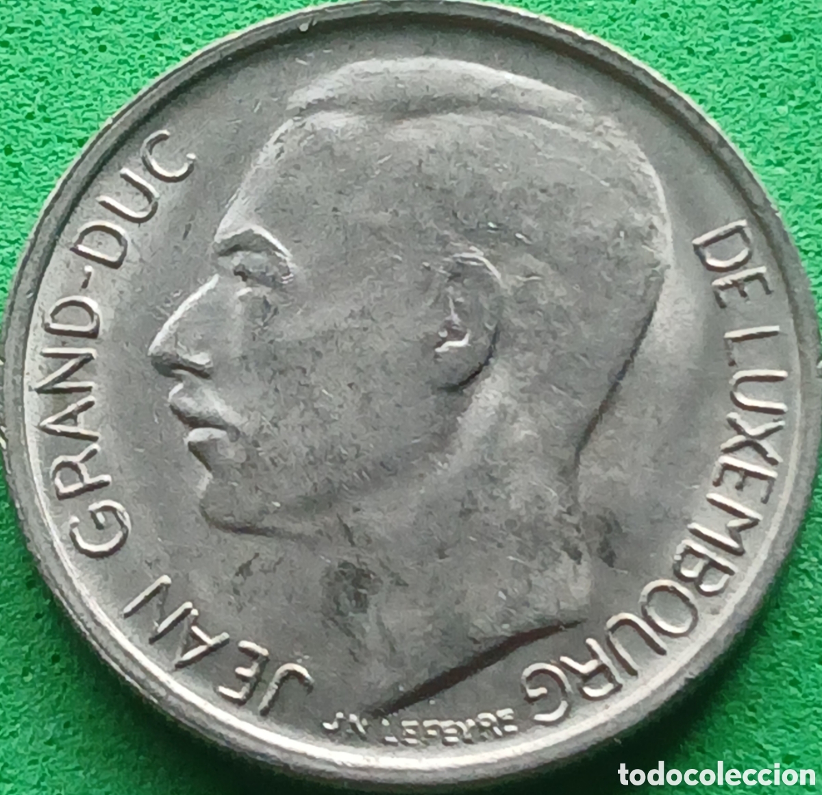 Monedas antiguas de Europa: Luxemburgo 1 franco 1966 km#55