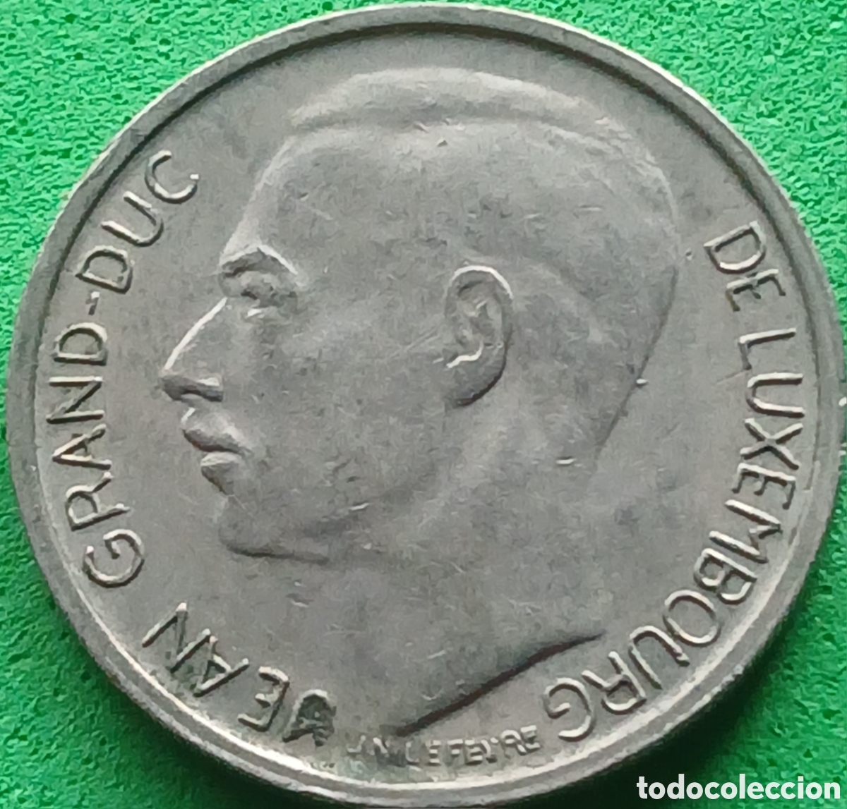 Monedas antiguas de Europa: Luxemburgo 1 franco 1968 km#55
