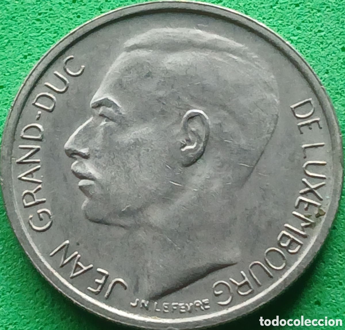 Monedas antiguas de Europa: Luxemburgo 1 franco 1972 km#55