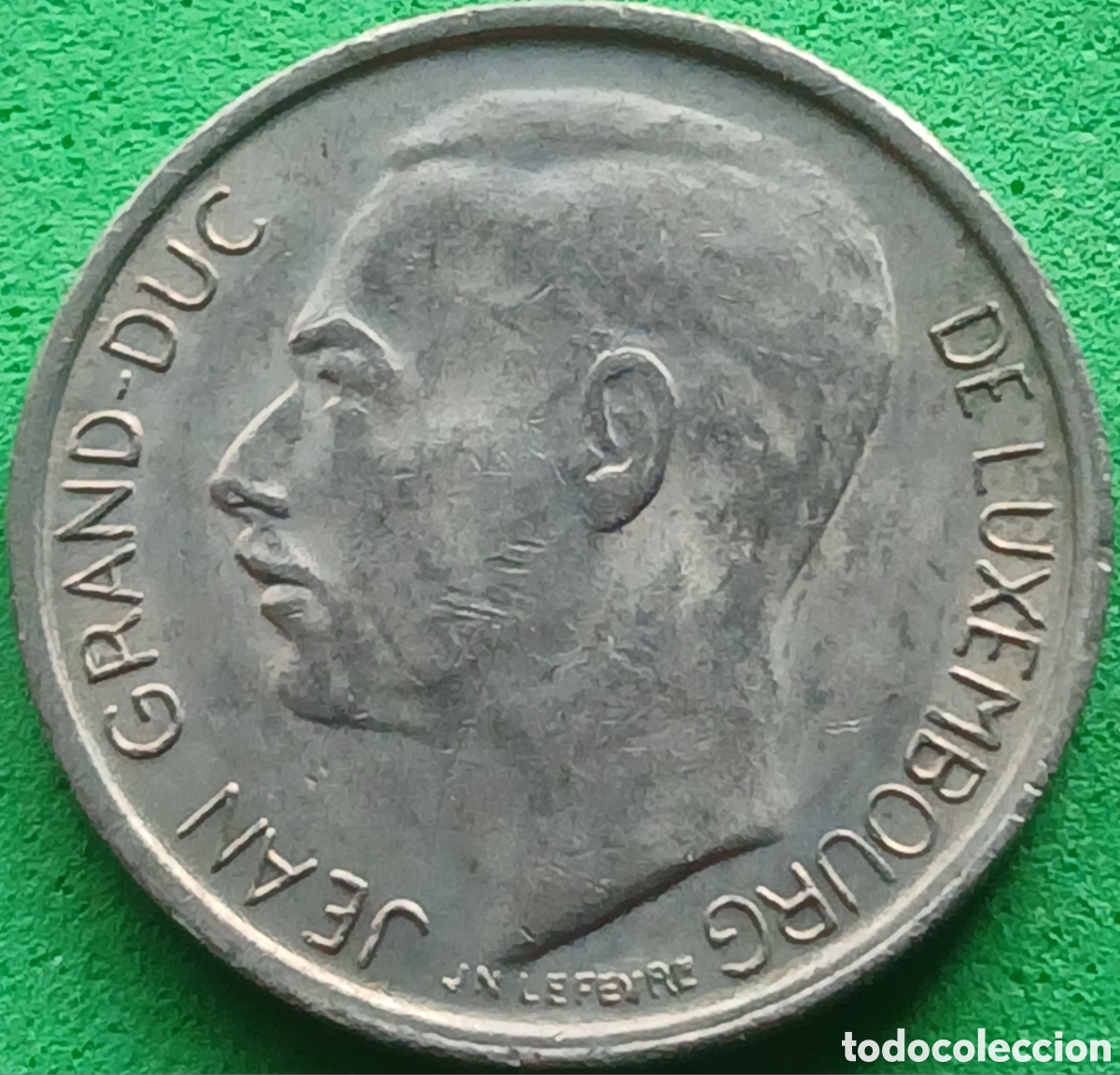 Monedas antiguas de Europa: Luxemburgo 1 franco 1973 km#55