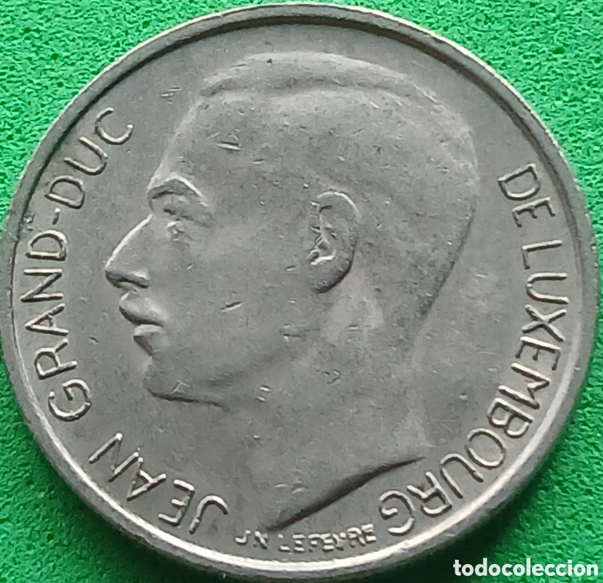 Monedas antiguas de Europa: Luxemburgo 1 franco 1976 km#55