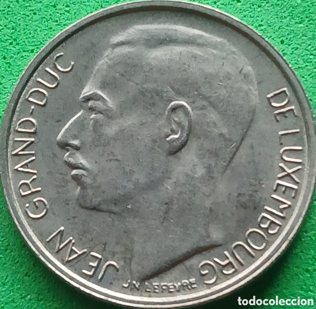 Monedas antiguas de Europa: Luxemburgo 1 franco 1981 km#55