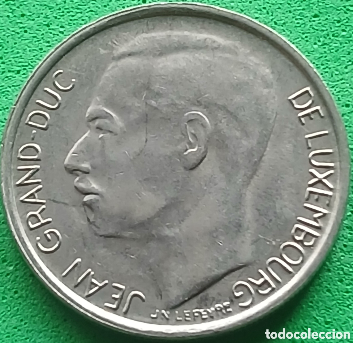 Monedas antiguas de Europa: Luxemburgo 1 franco 1982 km#55