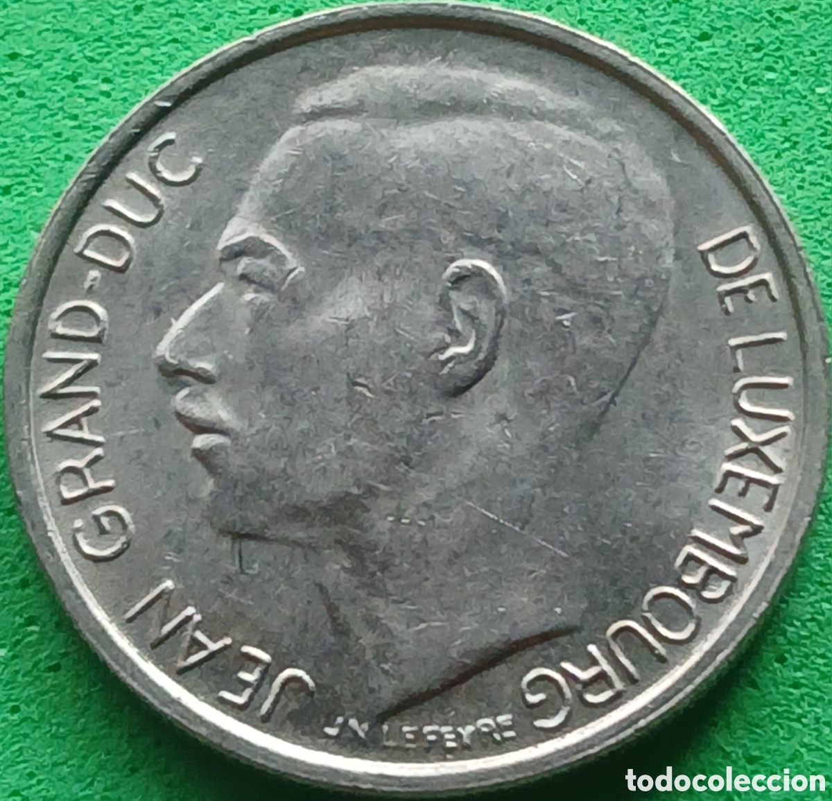 Monedas antiguas de Europa: Luxemburgo 1 franco 1984 km#55