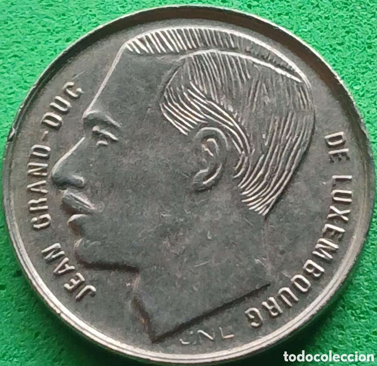 Monedas antiguas de Europa: Luxemburgo 1 franco 1990 km#63