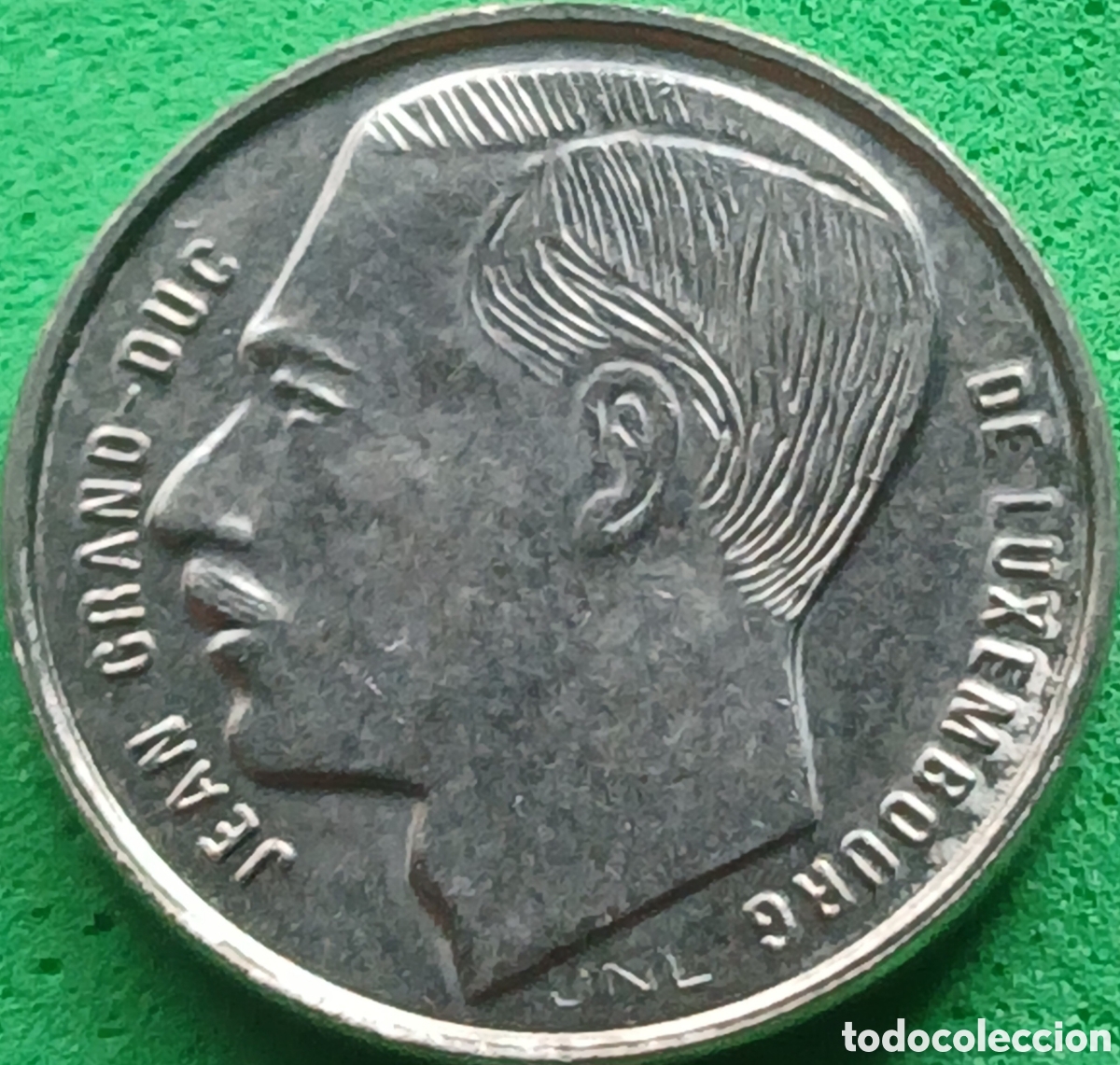 Monedas antiguas de Europa: Luxemburgo 1 franco 1991 km#63