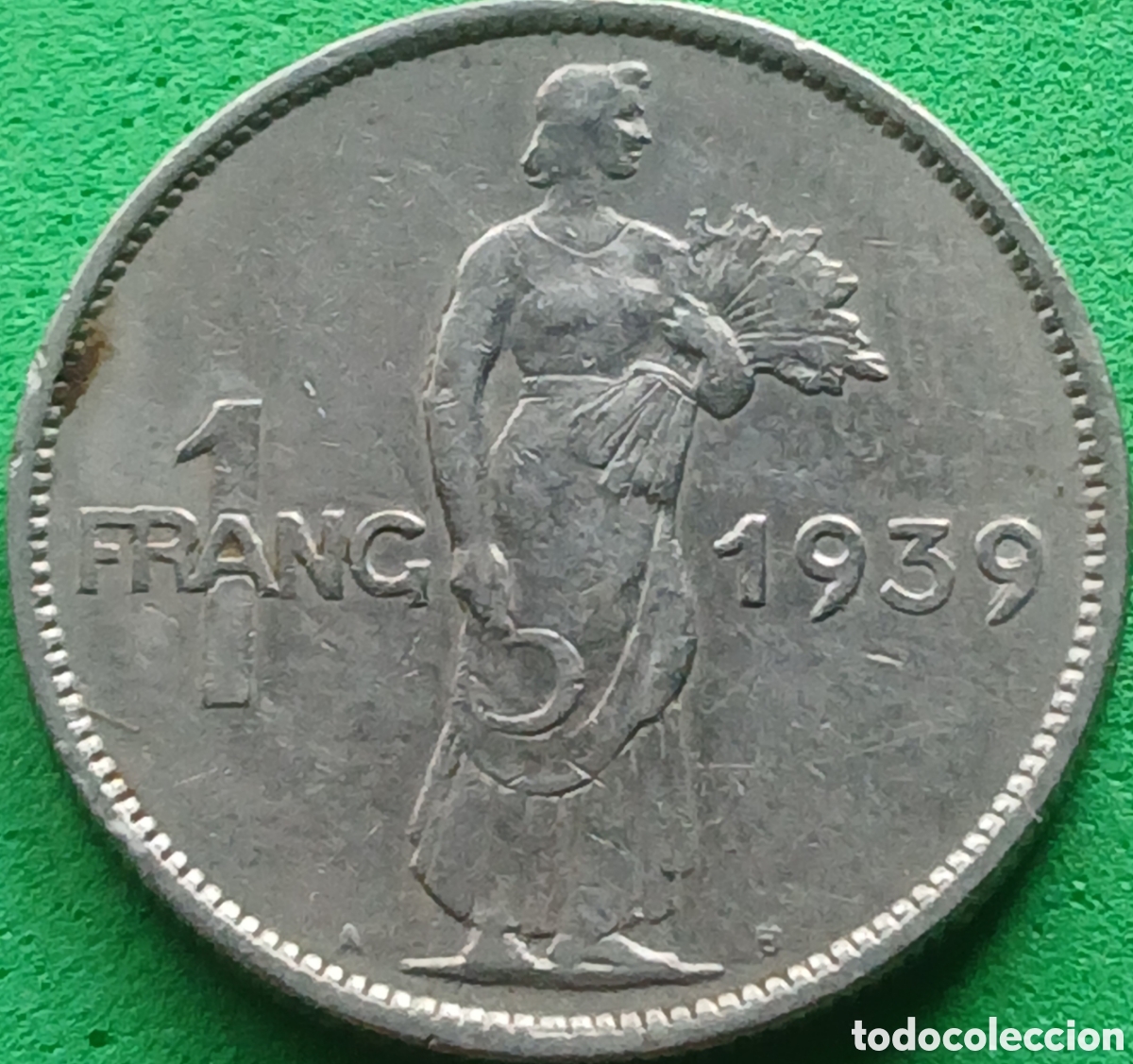 Monedas antiguas de Europa: Luxemburgo 1 franco 1939 km#44