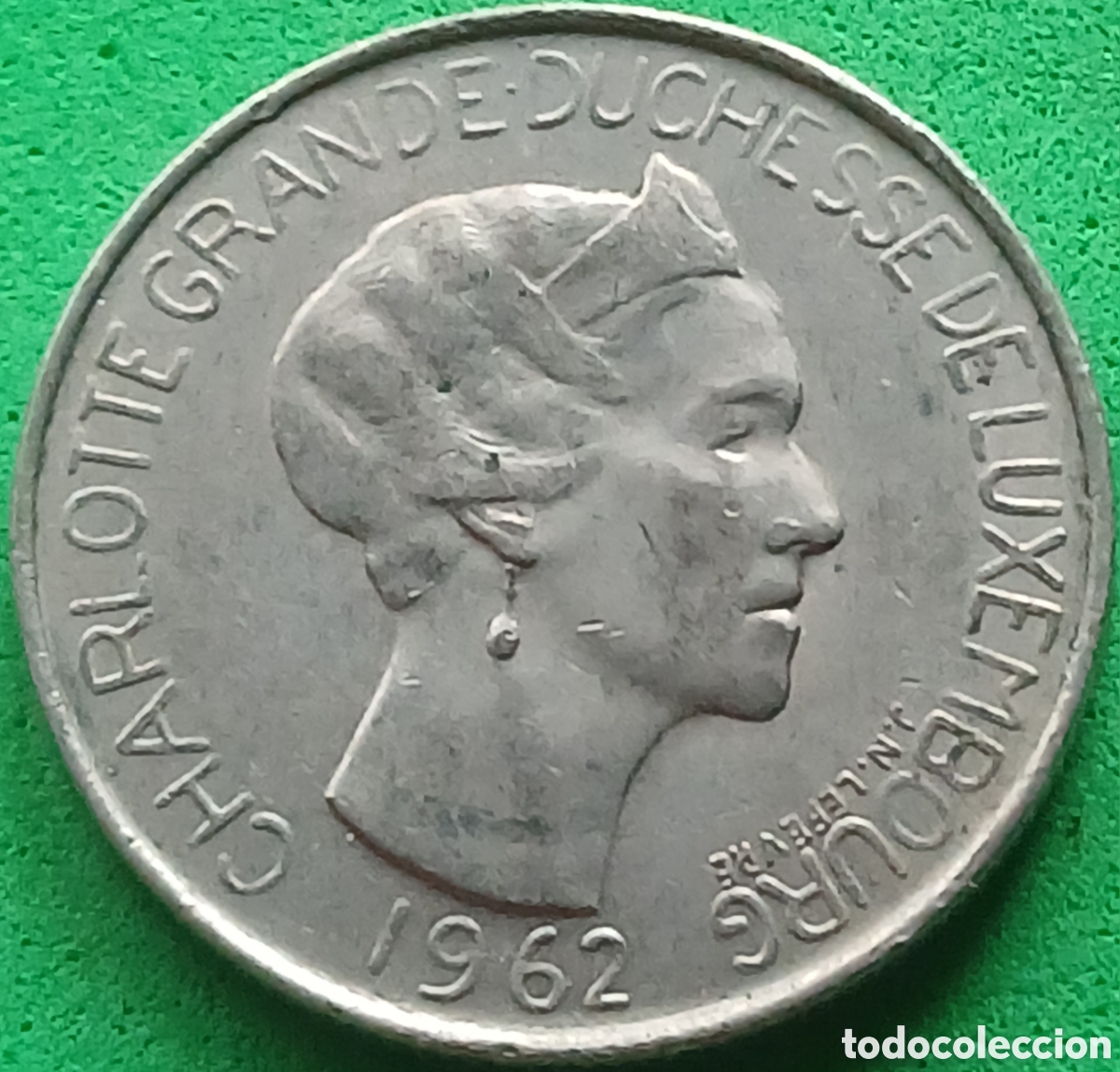 Monedas antiguas de Europa: Luxemburgo 5 francos 1962 km#51