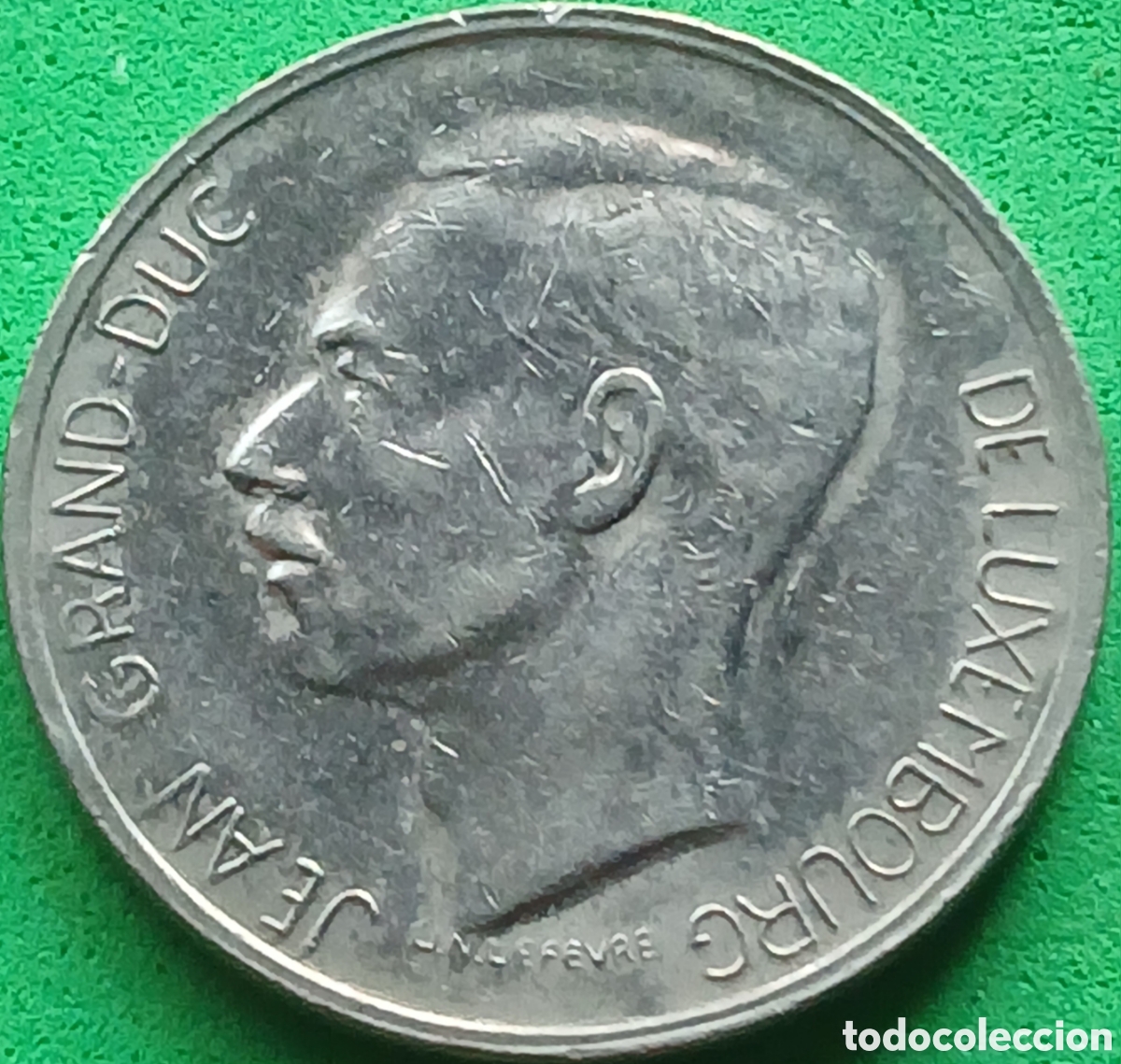 Monedas antiguas de Europa: Luxemburgo 10 francos 1972 km#57