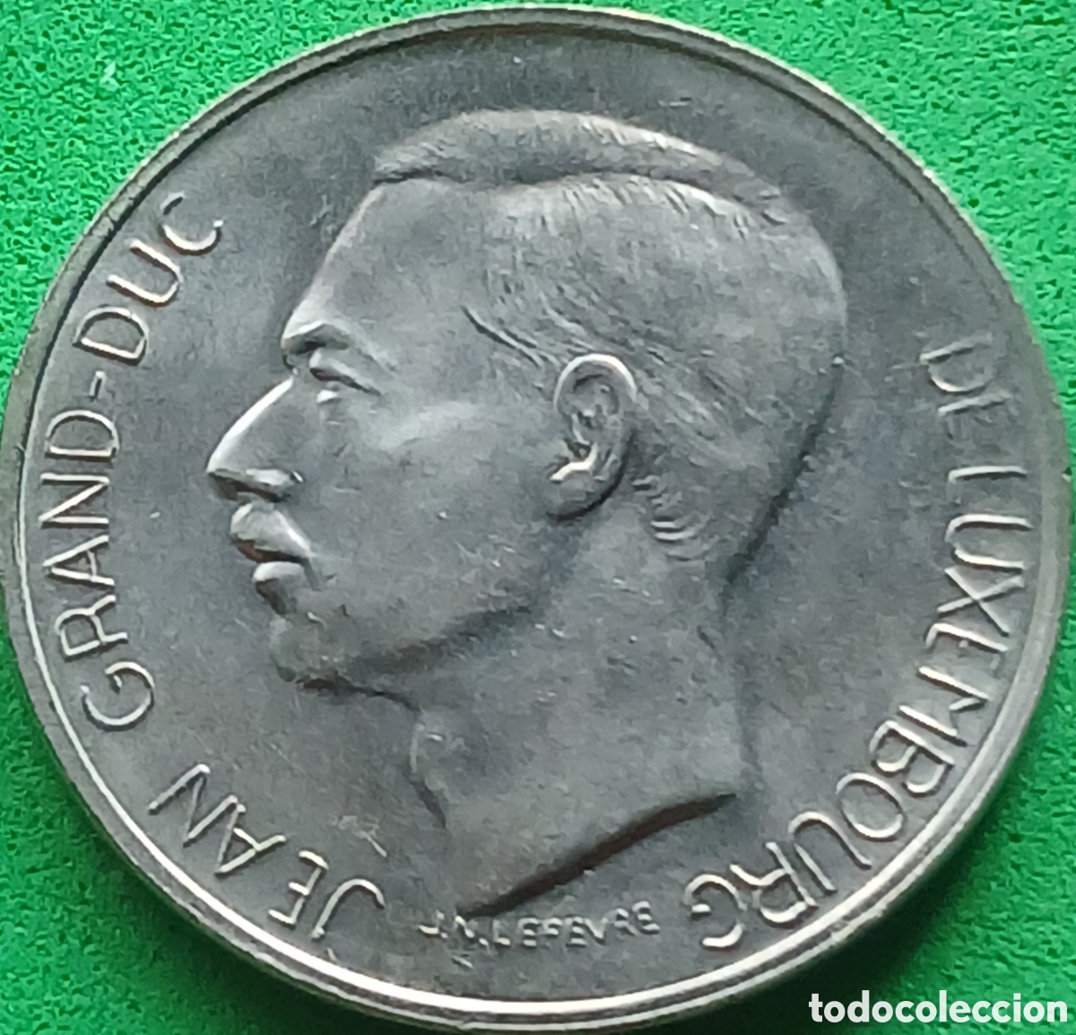 Monedas antiguas de Europa: Luxemburgo 10 francos 1971 km#57