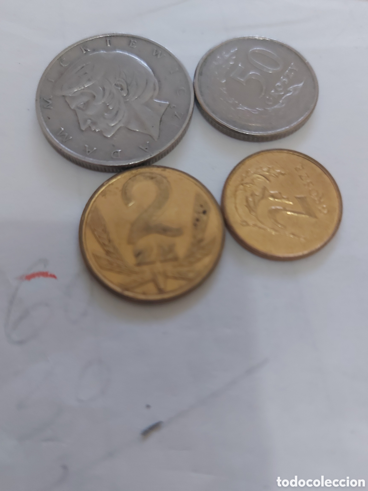 Monedas antiguas de Europa: 4 monedas de Polonia de - Foto 2