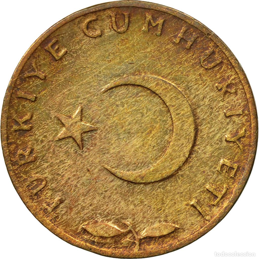 Monedas antiguas de Europa: [#467331] Moneda, Turqu&iacute;a, 5 Kurus, 1967, MBC, Bronce, KM:890.1