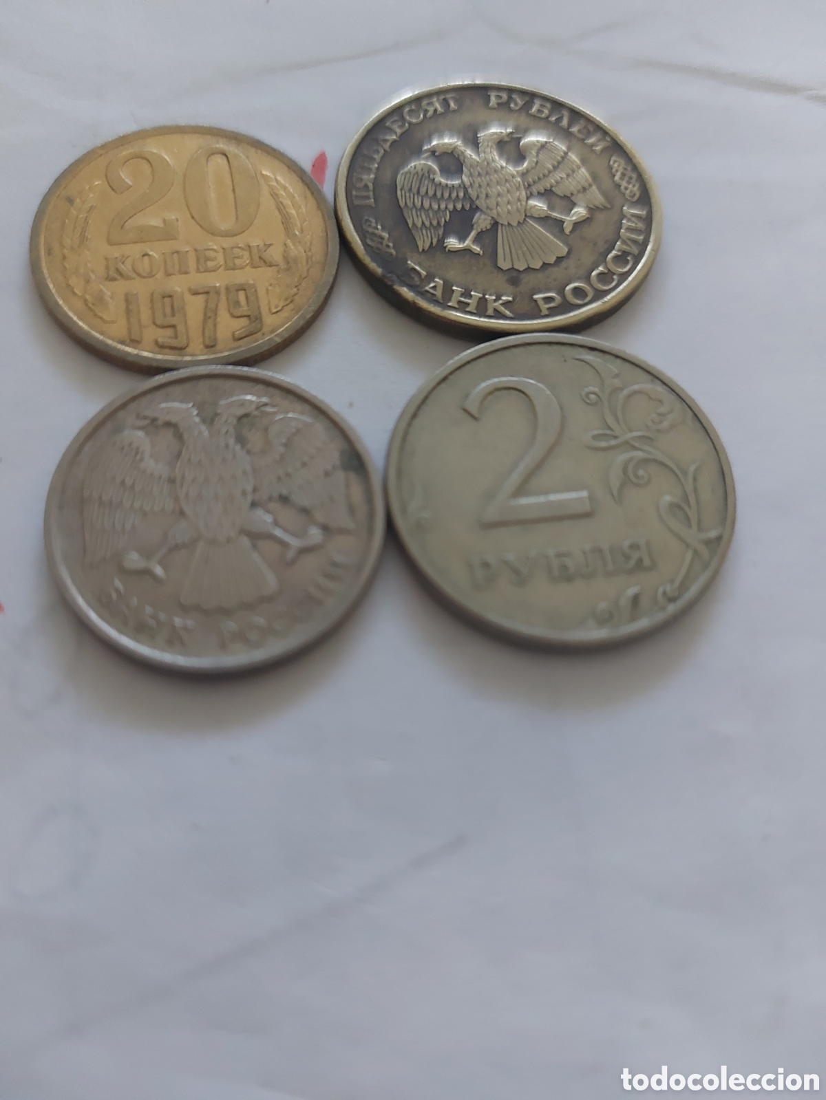 Monedas antiguas de Europa: 4 monedas de Rusia yes - Foto 1