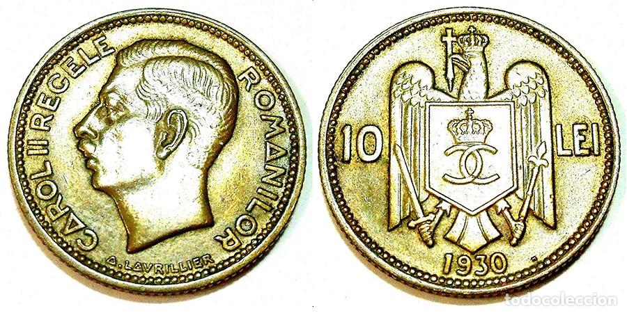 Alte M&uuml;nzen aus Europa: RUMANIA - 10 LEI - 1930 H - NIQUEL/COBRE - NO CIRCULADA - REF: KM#492
