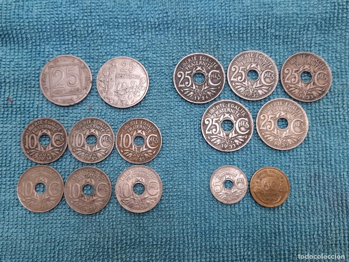 Monedas antiguas de Europa: Lote monedas antiguas de Francia