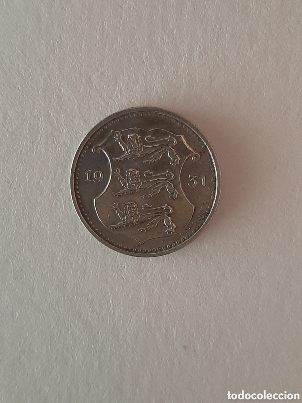 Monedas antiguas de Europa: ESTONIA 10 SENTI 1931