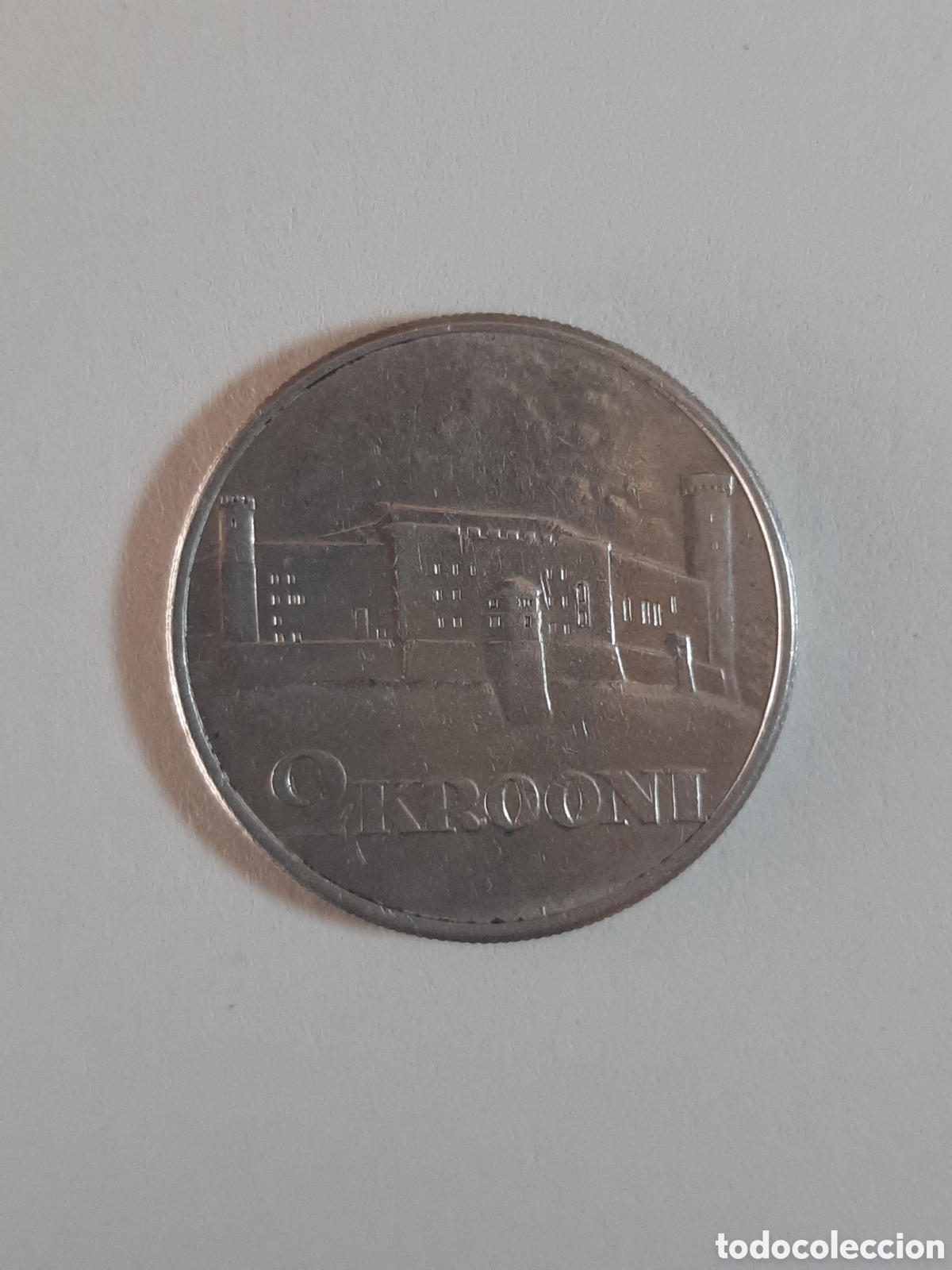 Monedas antiguas de Europa: ESTONIA 2 KROONI 1930 PLATA FORTALEZA DE TOOMPEA EN TALLIN