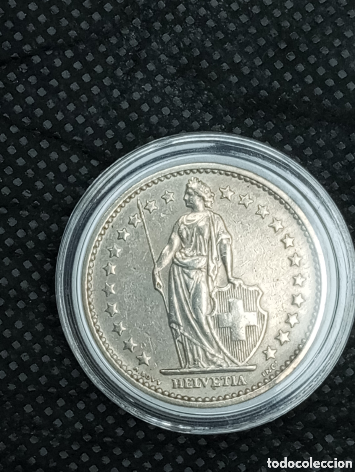 Monedas antiguas de Europa: Moneda suiza 1968 2 francos