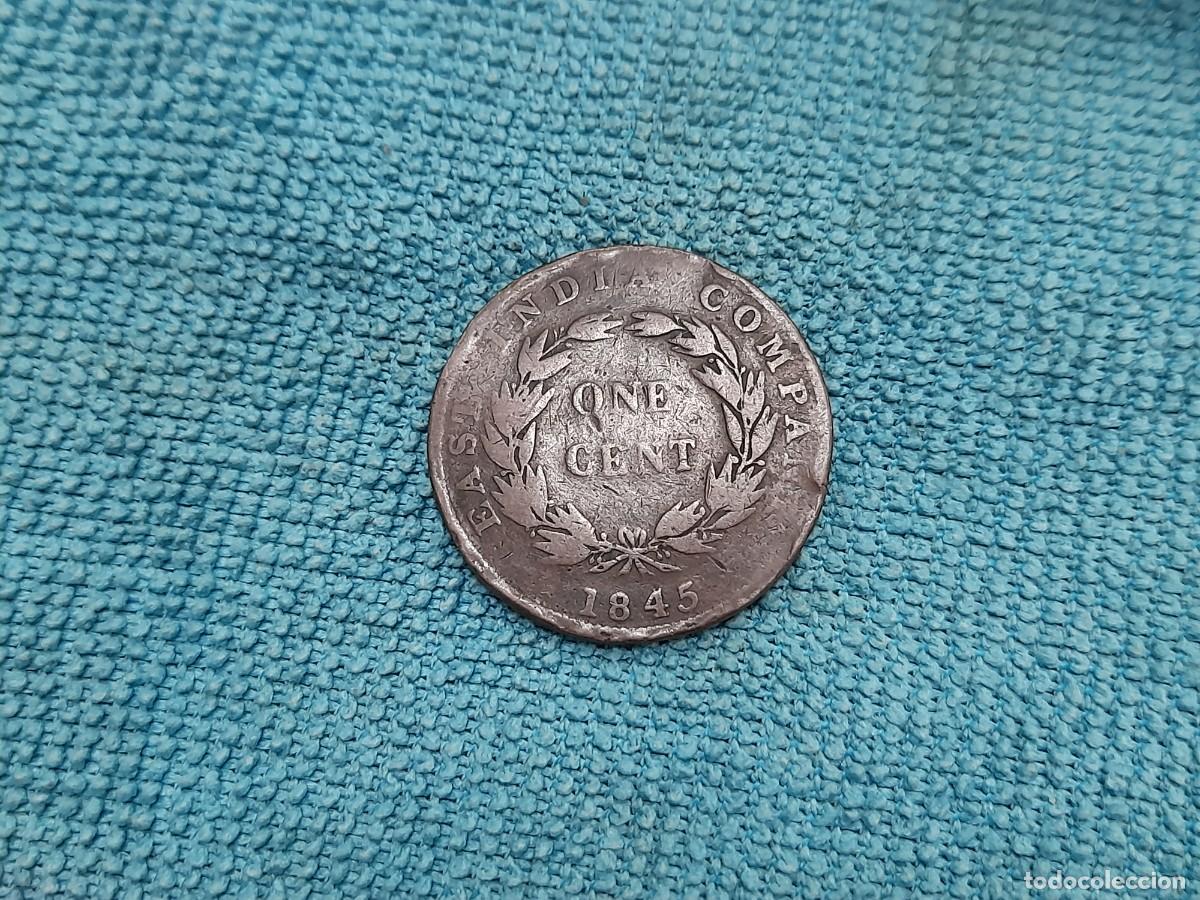 Monedas antiguas de Europa: Malasia Brit&aacute;nica, Victoria, 1 Cent 1845