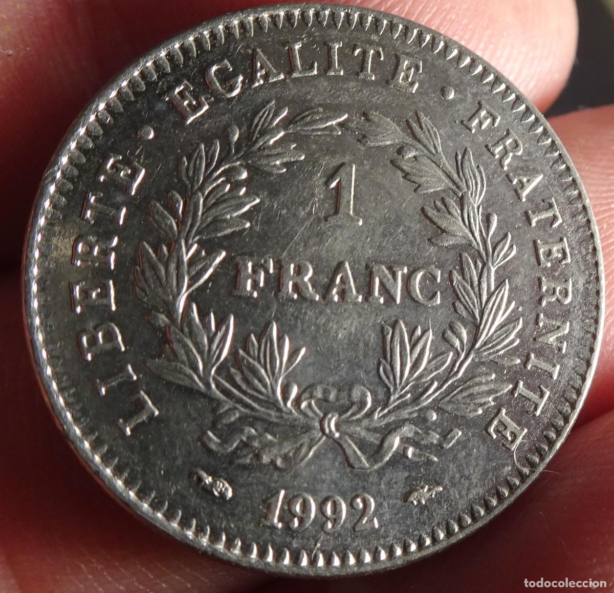 Monnaies anciennes de Europe: ANTIGUA MONEDA FRANCIA, 1 FRANCO 1992, VER FOTOS