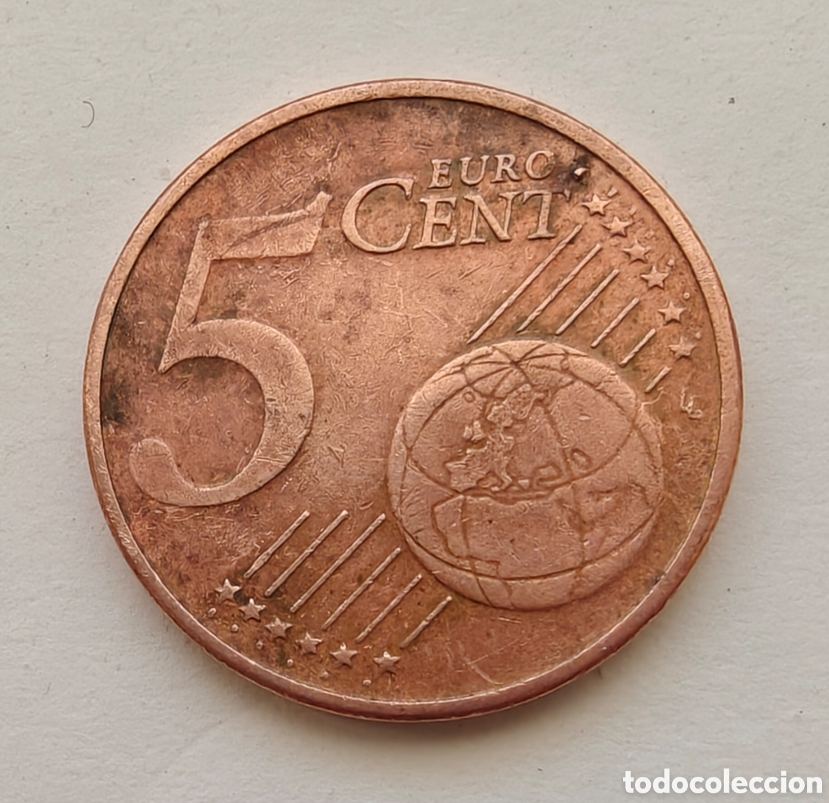 Monnaies anciennes de Europe: Moneda 5 C&eacute;ntimos Austria Exceso Metal