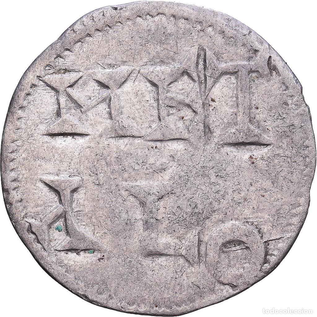 Monedas antiguas de Europa: [#1203344] Francia, Charles le Simple, Denier, 950-1000, Melle, Immobilized type, Plata